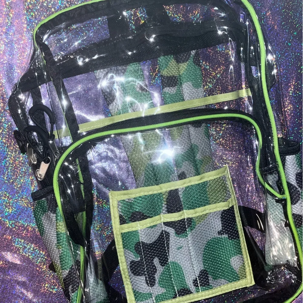 Clear Camo backpack